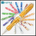 【ネコポス可能】F-STYLE(エフスタイル) Marble Pen(アクリルボールペン) シャインゴールド/Beige TMA1600