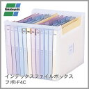 ナカバヤシ インデックスファイルボックス フボI-F4C クリア