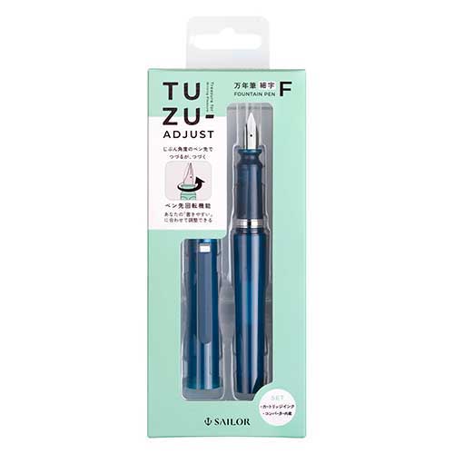 Other - セーラー万年筆 TUZU ADJUST 万年筆 パック クリアネイビー 細字 (F)