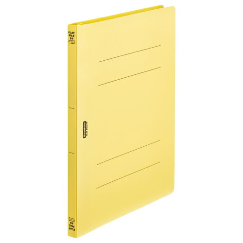 フラットファイルPP A4S イエロー FF-A4S-Y