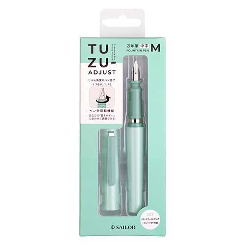 Rakuten - セーラー万年筆 TUZU ADJUST 万年筆 パック グリーン 中字 (M)
