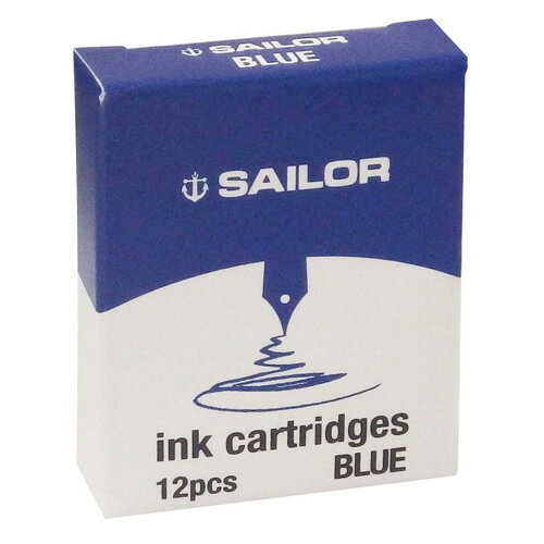 セーラー万年筆 SAILOR カートリッジインク 13-0404-140 ブルー 12本入