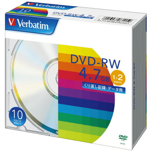 DVD-RW 4.7GB DHW47N10V1 10枚