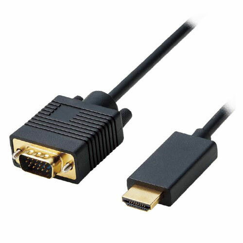 Rakuten - 変換ケーブル HDMI-VGA 1.0m ブラック