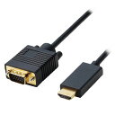 ϊP[u HDMI-VGA 1.0m ubN