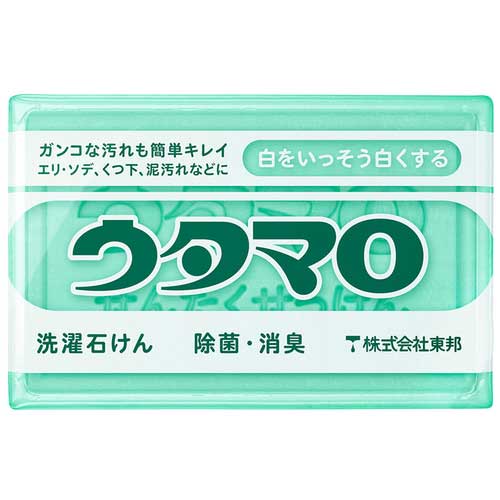 ●エリ・ソデ・くつ下など頑固な汚れに。●入数：5個●容量：133g●サイズ：幅96*奥28*高59mm●成分：純石けん分98％(脂肪酸ナトリウム)、蛍光増白剤●液性：弱アルカリ性●香り：ハーブ系の香り●注意事項：5個まとめての箱入りでのお届けではありませんのでご注意ください。●ウタマロ石けんは植物性のリサイクル油を使用しております。●固形石鹸●まとめ買いリニューアルに伴い、パッケージ・内容等予告なく変更する場合がございます。予めご了承ください。広告文責：楽天グループ株式会社050-5212-8316