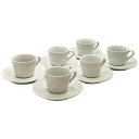 スマイル コーヒーカップ&ソーサー 6客セット