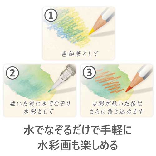 カラト水彩色鉛筆 125M36 36色 supplyshop-10002872 Business Supply Shop サンプル画像3