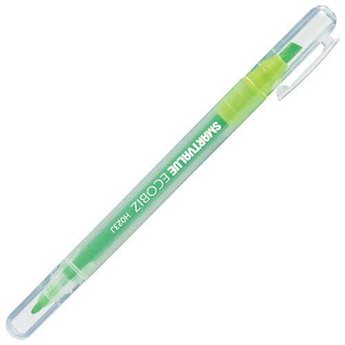 Rakuten - 蛍光ツインマーカー 緑10本 H023J-GN-10