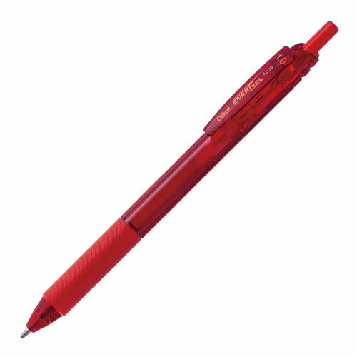 ぺんてる ゲルインキボールペン エナージェル エス ENERGEL 1.0mm 赤 BL130-B