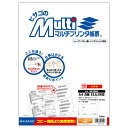 プリンター帳票 BP2066 A4 白/4面穴無100枚