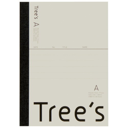 日本ノート ノート Tree's A6 A罫 48枚 