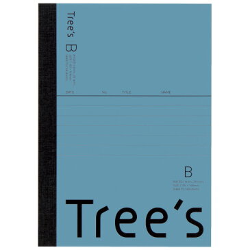 Trees A6 B罫 48枚 ブルーグレー