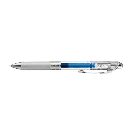 ぺんてる ゲルインキボールペン エナージェル ENERGEL インフリー 0.5mm ブルー /クリアボディ /ニードルチップ/ BLN75TL-C