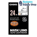 マグネットテープ XR-24JWE 白に黒文字24mm