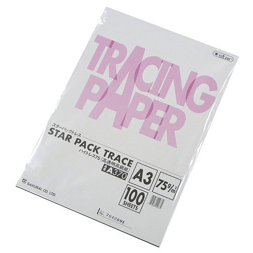 ハイトレス 高透明度トレペ A370 75G 100枚