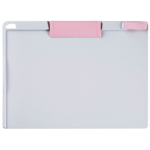 スマートバリュー SMARTVALUE クリップボード A4 ヨコ ピンク D148J-PK 121505