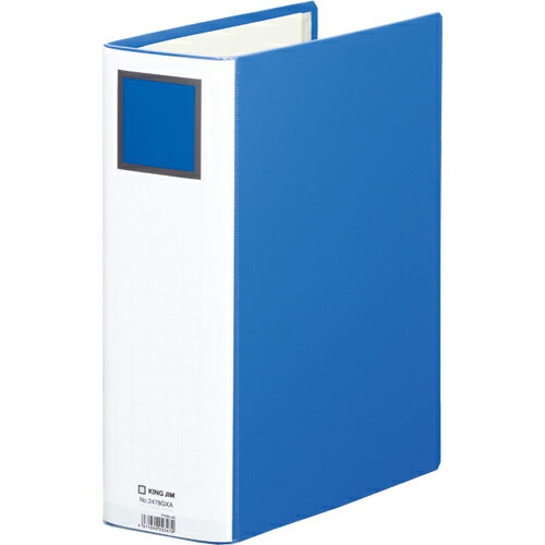 キングジム　Sドッチ脱着イージー2478GXA A4S80mm青10冊のサムネイル