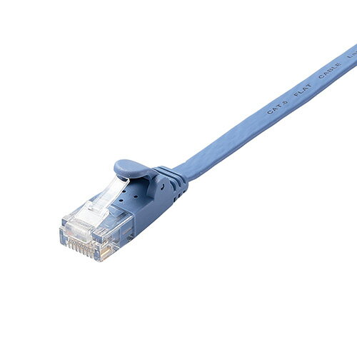 Rakuten - エレコム LANケーブルフラットCat6 青 1m LD-GF2／BU1