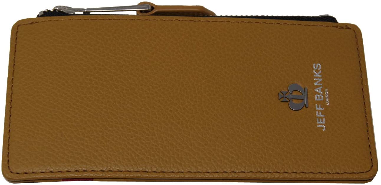 Jeff Banks ジェフバンクス パスケース カードケース P20043 マスタード 新品