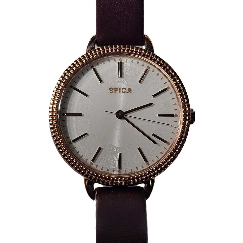 スピカ SPICA 腕時計 ソーラー レディース ブレス ローズゴールド ブラウン 新品アウトレット