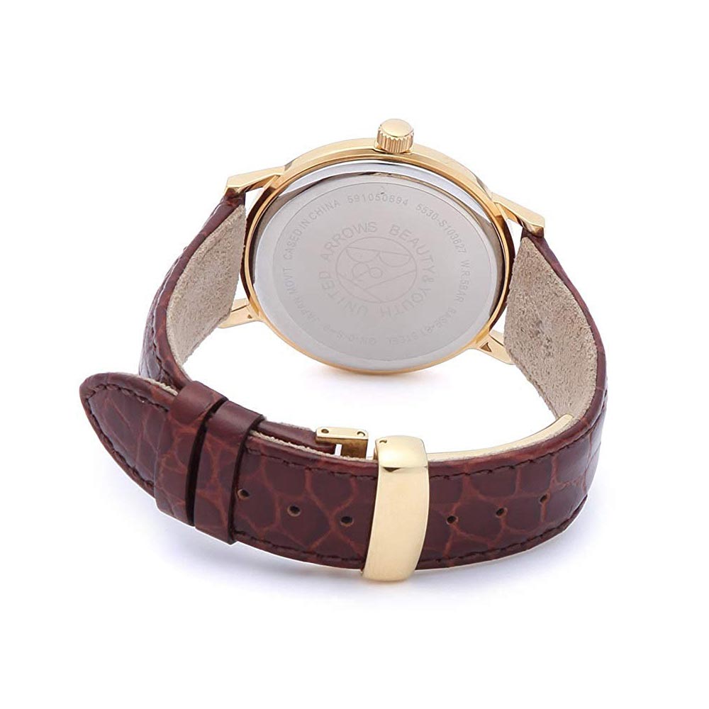 ビューティ＆ユース ユナイテッドアローズ 腕時計 39 BYW CLASSIC LTR BELT ワイン