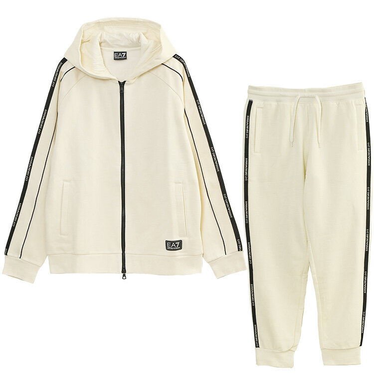 エンポリオ アルマーニ EMPORIO ARMANI EA7 セットアップ ロゴシリーズ 裏起毛 7M000973/7M000974-U1105【新作】