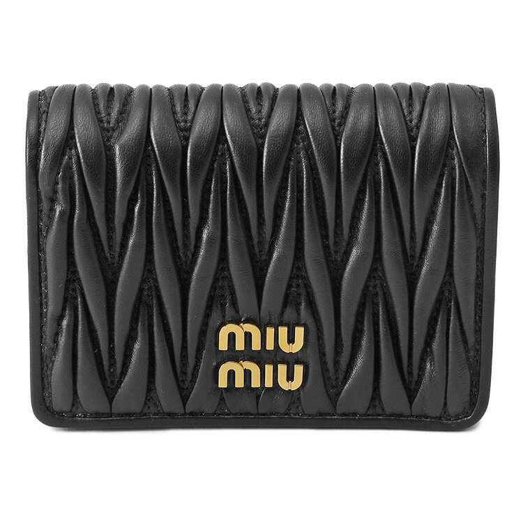 樂天商城 - ミュウミュウ miumiu 二つ折り財布 マテラッセレザー 5MV021-AFPP-F0002【新作】