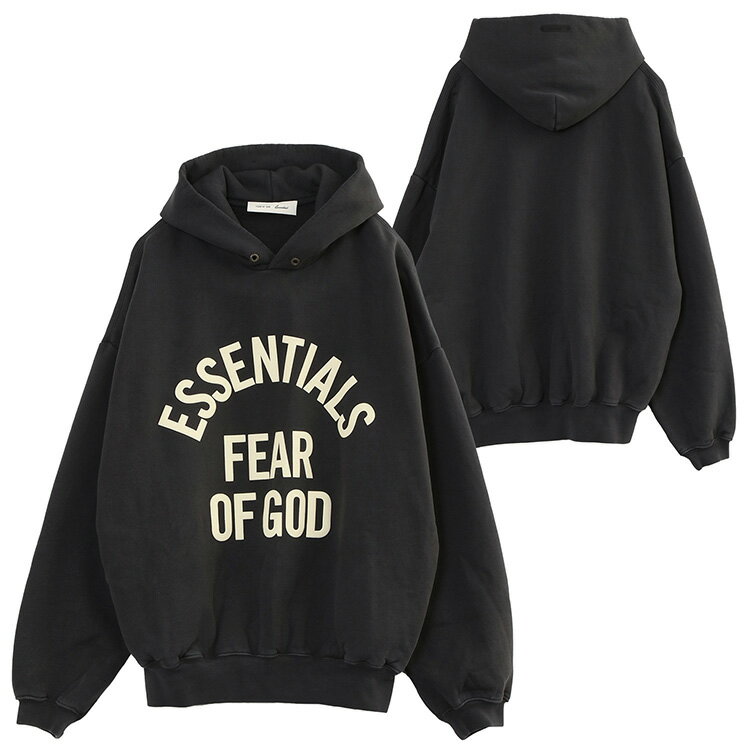 Rakuten - フィア オブ ゴッド Fear of God ESSENTIALS パーカー Campus 90s Hoodie 192SP266701F-FADED_BLACK【新作】