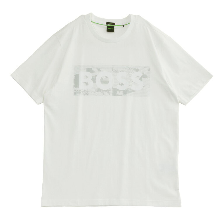 ヒューゴボス BOSS Tシャツ ロゴアートワーク 50559363-100_WHITE
