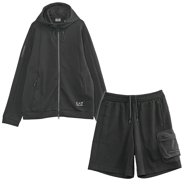 エンポリオ アルマーニ EMPORIO ARMANI EA7 セットアップ パーカー スウェット ハ...