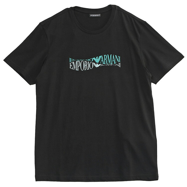 エンポリオ アルマーニ EMPORIO ARMANI ビーチウェア Tシャツ ジャージー Out of water プリント EM000574-AF20451-FC102【新作】
