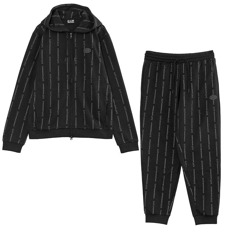 ブランドエンポリオ アルマーニ EMPORIO ARMANI 商品番号7M001392/7M001394-AF12660 素材表地：綿63%、ポリエステル37%、フード裏地：綿63%、ポリエステル37% カラーFC039 仕様トップス：ドローストリング付きフード、ジップ開閉、サイドポケット、胸元にコントラストカラーのEA7ロゴ。 ボトムス：レギュラーフィット、ドローストリング付きゴムウエスト、サイドポケット2つ、裾ゴム仕様、縦ストライプ柄のEA7ロゴ。 生産国CAMBODIA 付属品商品タグ ◆エンポリオ アルマーニ EMPORIO ARMANI◆都会的な雰囲気を漂わせる、コットン混紡素材を使用したフード付きジップアップスウェットシャツとレギュラーフィットのジョガーパンツのセットアップ。EA7エンポリオアルマーニのロゴが全体にあしらわれた縦ストライプ柄が特徴的で、大胆なスピリットを際立たせ、グラフィックシリーズコレクションの他のアイテムを彷彿とさせます。 サイズ(cm)肩幅身幅着丈袖丈 M48546564 L51576868 XL53597069 XXL53597272 XXXL55637273 ----- サイズ(cm)平置内周股上股下渡幅裾幅 M418530763513 L439031763513 XL459431783814 XXL479832793814 XXXL4910233814015 ------- !!　Attention　!! サイズがご不安な方は事前にお問い合わせ下さい。◆エンポリオ アルマーニ EMPORIO ARMANI◆EA7 セットアップ Graphic Series7M001392/7M001394-AF12660 FC039
