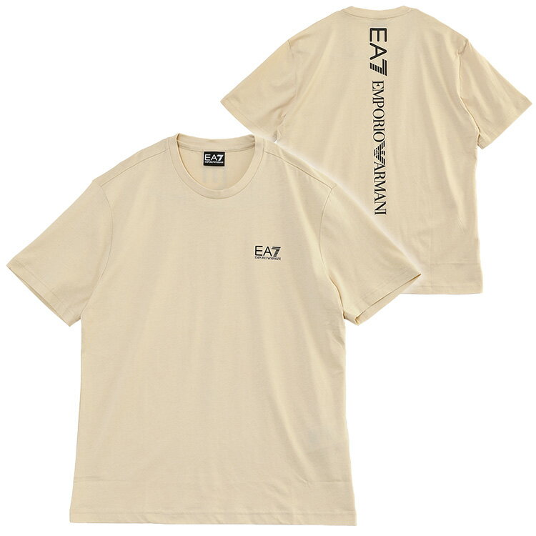 Rakuten - エンポリオ アルマーニ EMPORIO ARMANI EA7 Tシャツ Logo Series バックプリント 縦ロゴ 7M000567-AF10375-U1088【新作】
