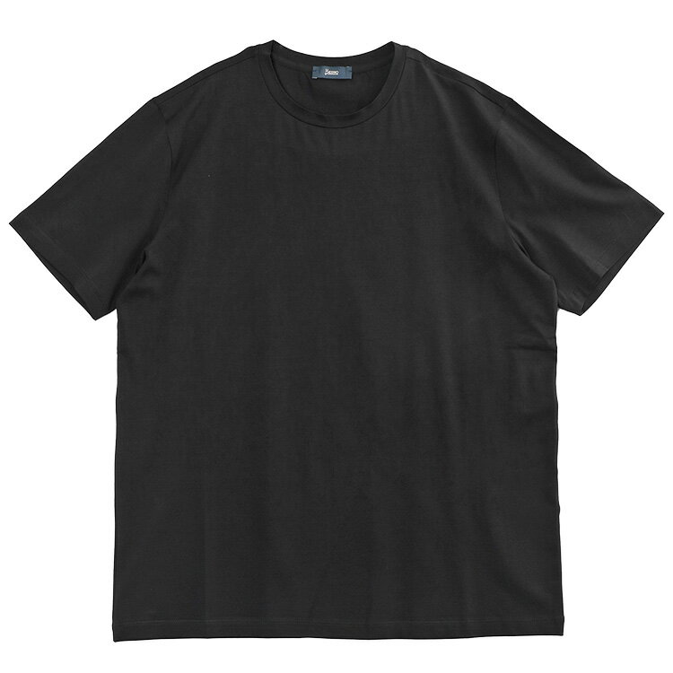 ヘルノ HERNO スーパーファインコットンストレッチ Tシャツ JG000174U-52003-9300_NERO