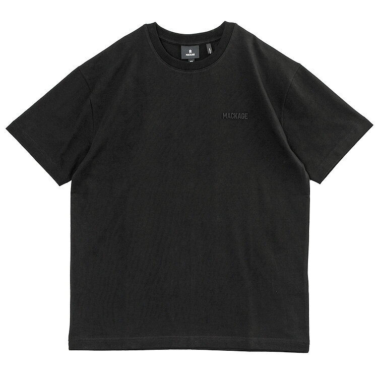 Rakuten - マッカージュ MACKAGE シリコンロゴ入りTシャツ TEE-R-BLACK【新作】