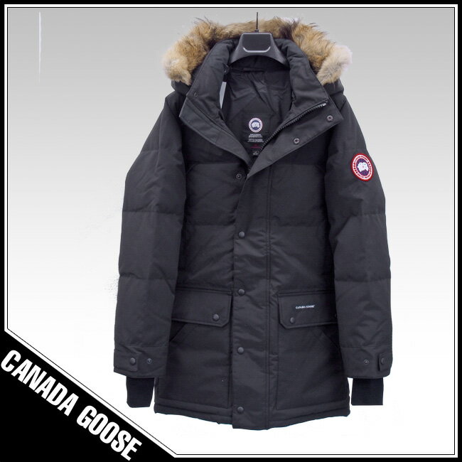 カナダグース CANADA GOOSE エモリーパーカ ダウンジャケット ダウンコート スリムフィット/SLIM FIT 625FILL 625フィルパワー ホワイトダックダウン リアルファー EMORY_PARKA_2580M-61_BLACK