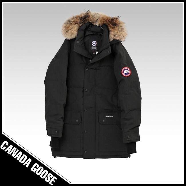 カナダグース CANADA GOOSE ダウンジャケット ファー付き メンズ EMORY PARKA 2580M-61_BLACK