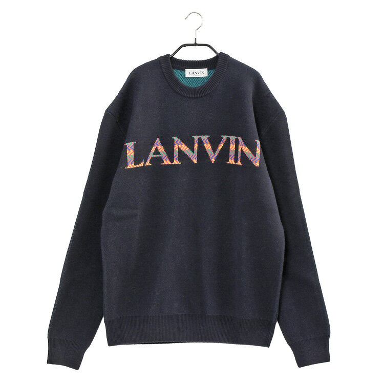 ランバン LANVIN ロゴ ジャガード ニット セーター RM-PO0040-K202-P22-291【新作】【SALE】