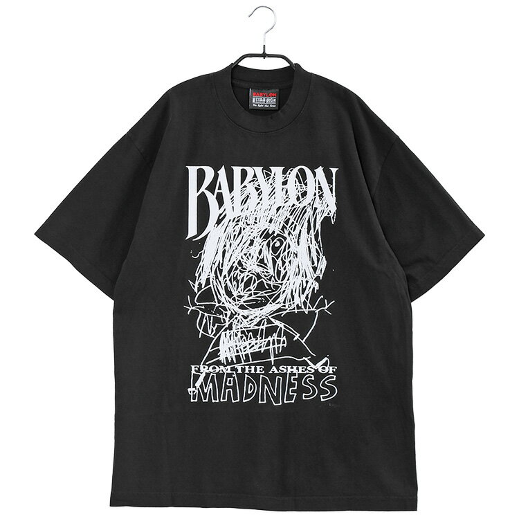 バビロン エルエー Babylon LA Tシャツ ASHES OF MADNESS T-SHIRT B22P101003-BLACK