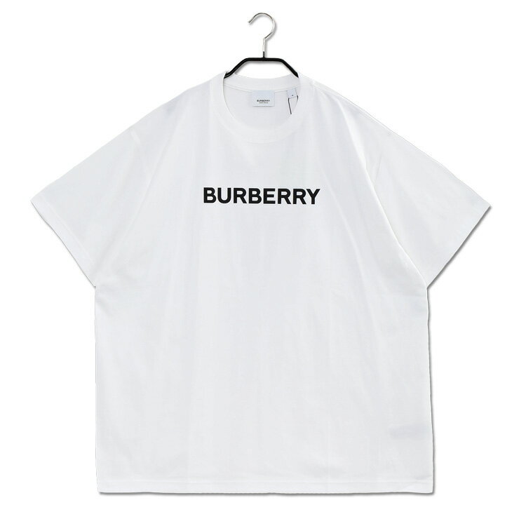 バーバリー BURBERRY ロゴプリント コットン オーバーサイズTシャツ 8055309-A1464_WHITE【新作】