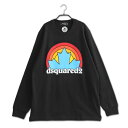 ディースクエアード DSQUARED2 Sunset Leaf ロングスリーブ Tシャツ 長袖 S71GD1227-S24380-900【新作】【SALE】