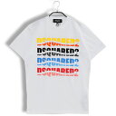 ディースクエアード DSQUARED2 Tシャツ D2 Color Wave Cool T-shirt S74GD1092-S23009-100【新作】