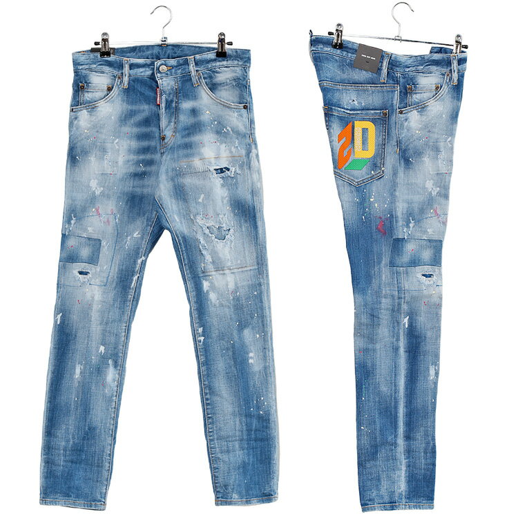 ディースクエアード DSQUARED2 ジーンズ Light Glassy Wash Cool Guy Jeans S74LB1271-S30342-470【新作】