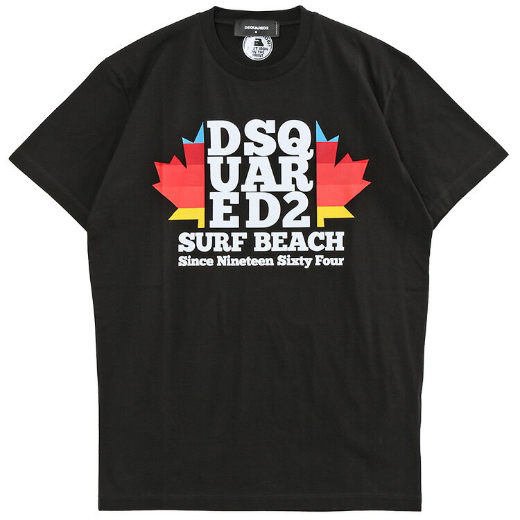 ディースクエアード DSQUARED2 Tシャツ D2 Surf Beach T-shirt S74GD1135-S23009-900【新作】