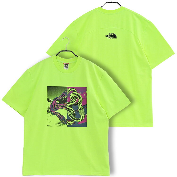 ザノースフェイス THE NORTH FACE Tシャツ カラビナ グラフィック バックプリント NF0A823Y M GRAPHIC T-SHIRT-8NT_LED_YELLOW