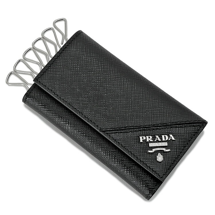 プラダ キーケース プラダ PRADA サフィアーノレザー キーケース 2PG222-QME-F0002 NERO【新作】