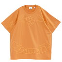 バーバリー バーバリー BURBERRY エンブロイダリー オークリーフクレスト コットンTシャツ 8063203-B4067_DUSTY_ORANGE【新作】