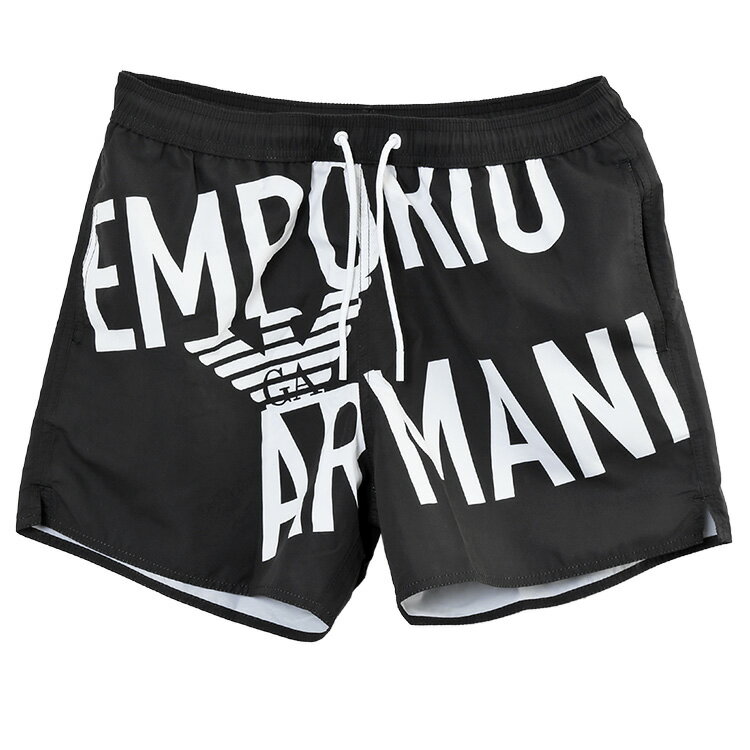 エンポリオアルマーニ EMPORIO ARMANI 水着 スイムトランクス 再生ファブリック製 ドローストリング＆ボールドロゴ 211740-3R424-21921【新作】