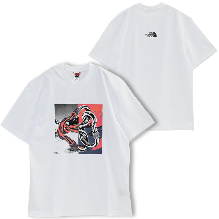 楽天インポートブランド　SUPREMOザノースフェイス THE NORTH FACE Tシャツ カラビナ グラフィック バックプリント NF0A823Y M GRAPHIC T-SHIRT-FN4_TNF_WHITE【新作】